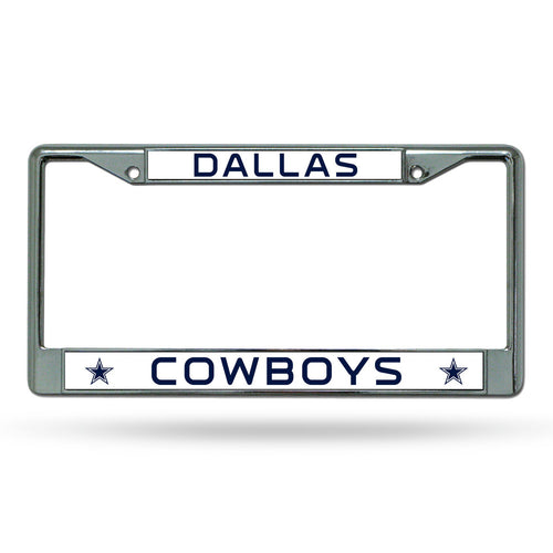 Dallas Cowboys License Plate Frame Chrome - Rico Industries