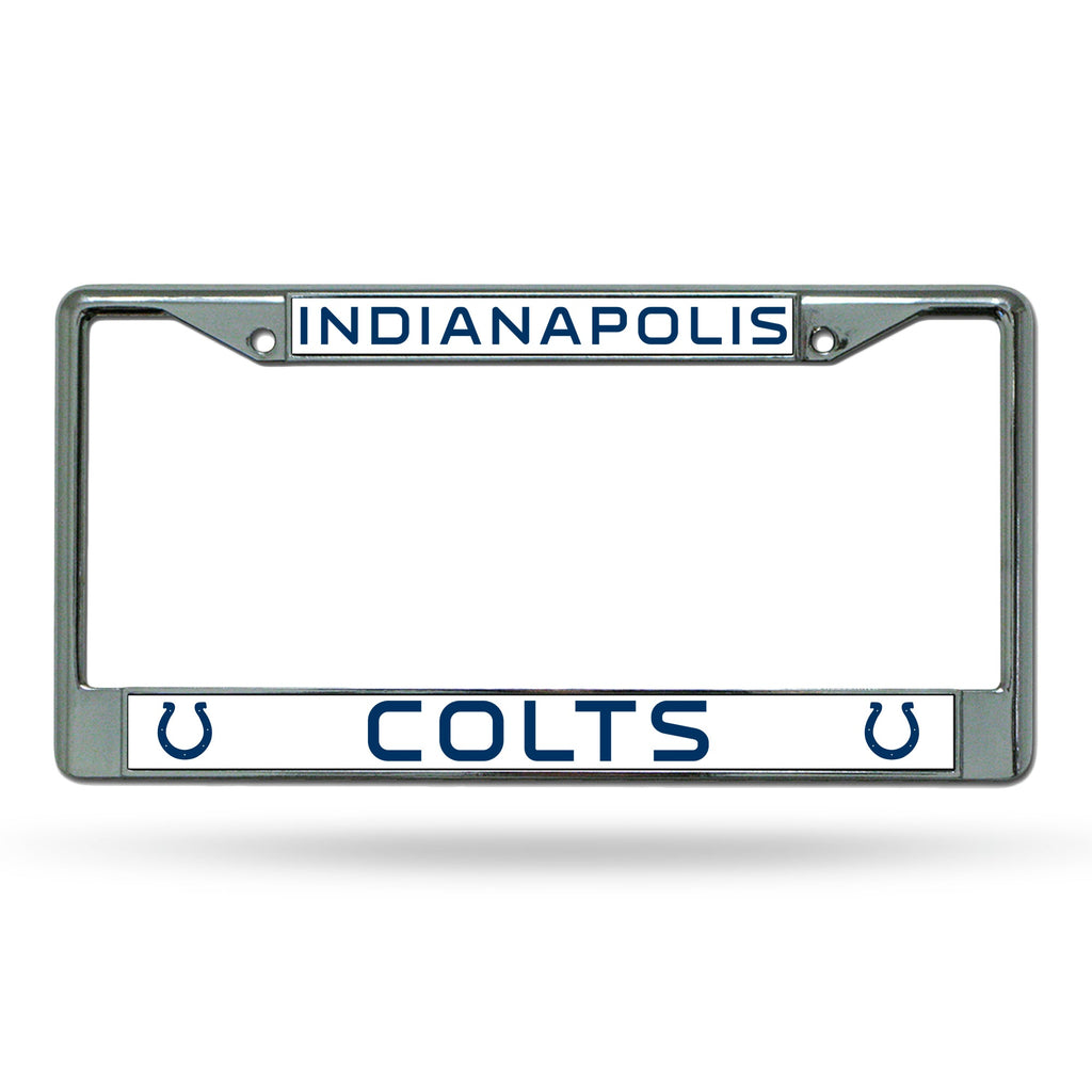 Indianapolis Colts License Plate Frame Chrome - Rico Industries