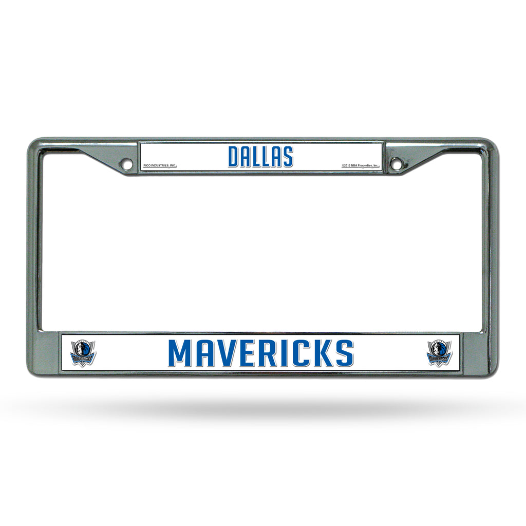 Dallas Mavericks License Plate Frame Chrome - Rico Industries