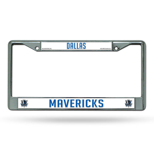 Dallas Mavericks License Plate Frame Chrome - Rico Industries
