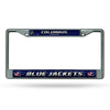 Columbus Blue Jackets License Plate Frame Chrome Printed Insert - Rico Industries