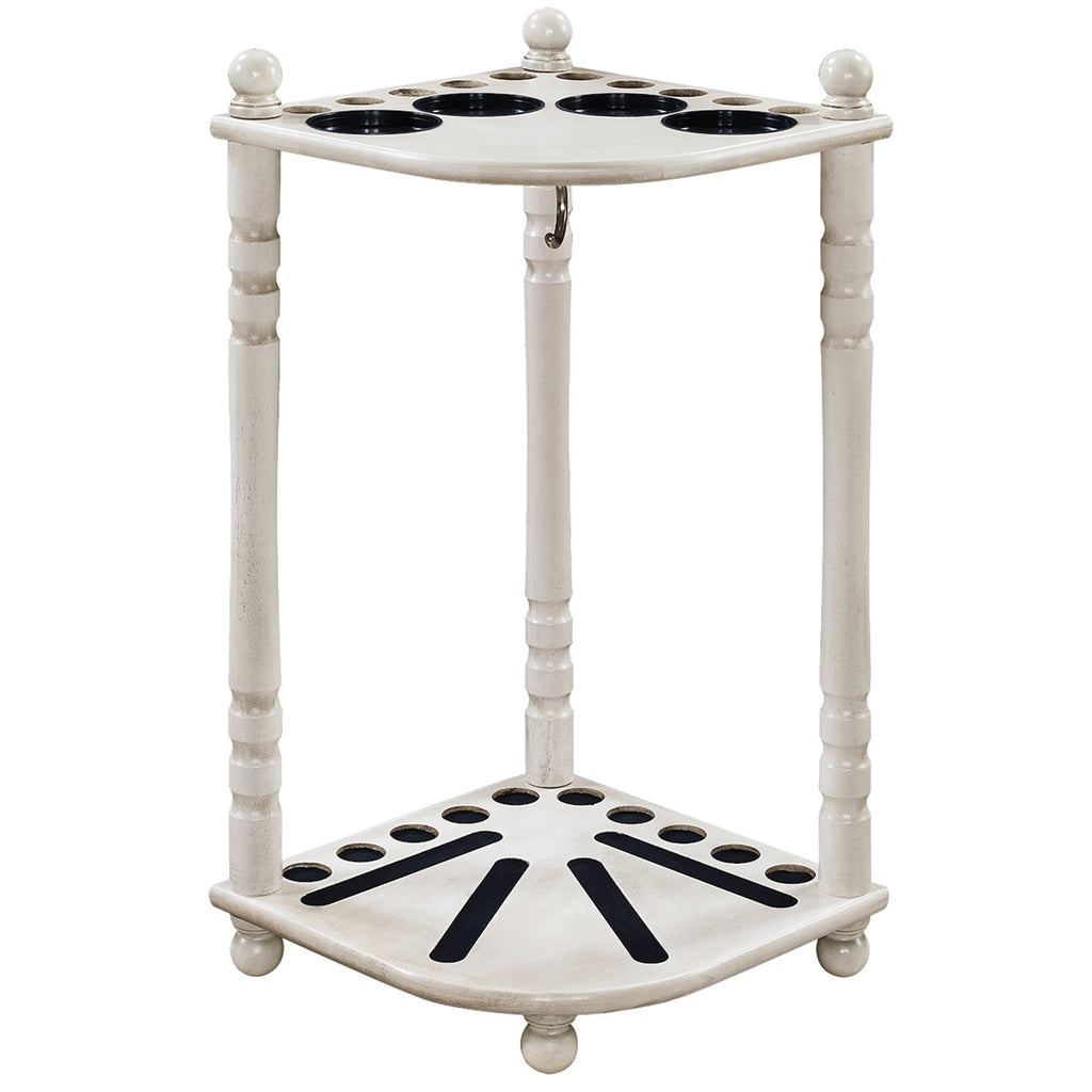 FLOOR CUE RACK - ANTIQUE WHITE