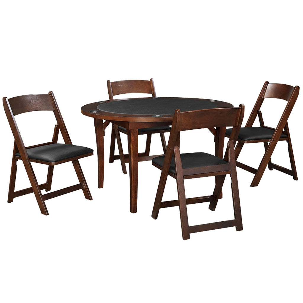 48'' FOLDING GAME TABLE - CAPPUCCINO