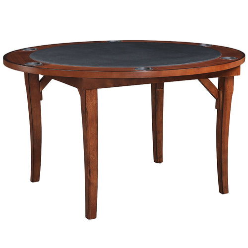 48'' FOLDING GAME TABLE - CHESTNUT