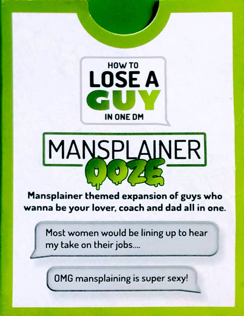 Flying Leap Games - How To Lose A Guy In One Dm: Mansplainer Ooze Expansion