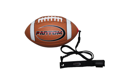 FANTOM Fantom KC0316 - 3 Throw Football Trainer - Improve Throwing & Catching - Practice Indoors & Outdoors Mini, Junior
