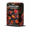 Fanroll: Dragon Storm: Inclusion Resin Dice Set: Red Dragon