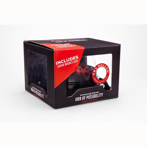 Fanroll -  Dungeons And Dragons: Orb Of Possibility Dice Roller With Silicone D20