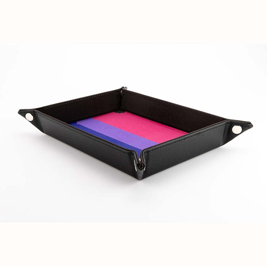 Gaymers Pride - Fanroll: Pride Fold Up Velvet Dice Tray: Bisexual