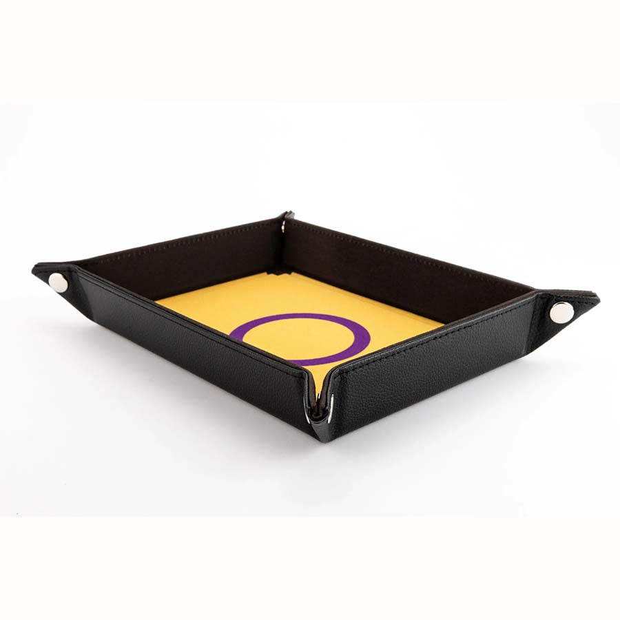 Gaymers Pride - Fanroll: Pride Fold Up Velvet Dice Tray: Intersex