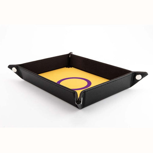 Gaymers Pride - Fanroll: Pride Fold Up Velvet Dice Tray: Intersex