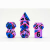 Fanroll -  Pride Dice - 7 Count Dice Poly Set: 16Mm Sharp-Edge Silicon Rubber: Bisexual