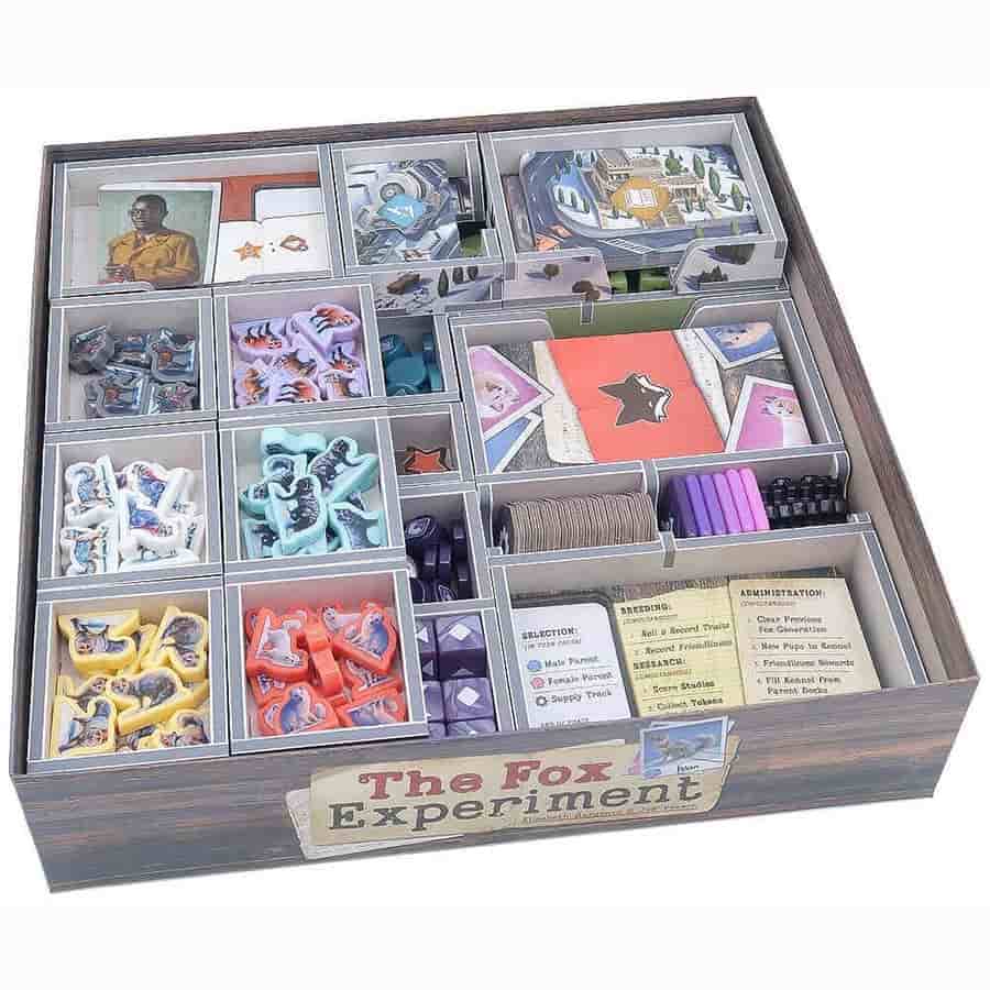 Board Game Inserts - Folded Space: Board Game Insert For The Fox Experiment