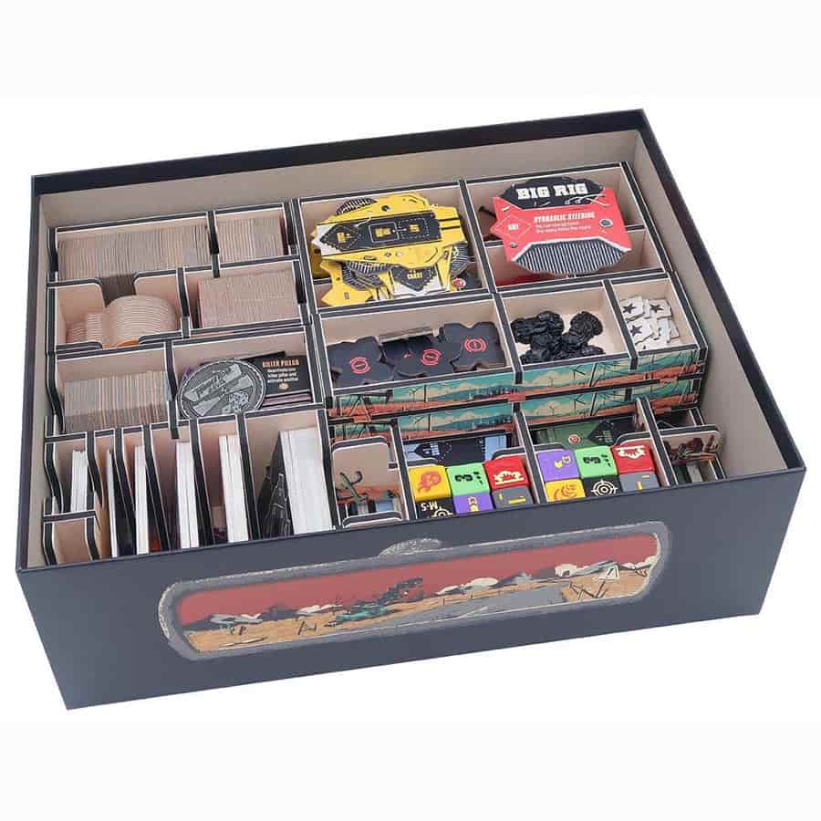 Board Game Inserts - Folded Space: Board Game Insert For Thunder Road: Vendetta Maximum Chrome