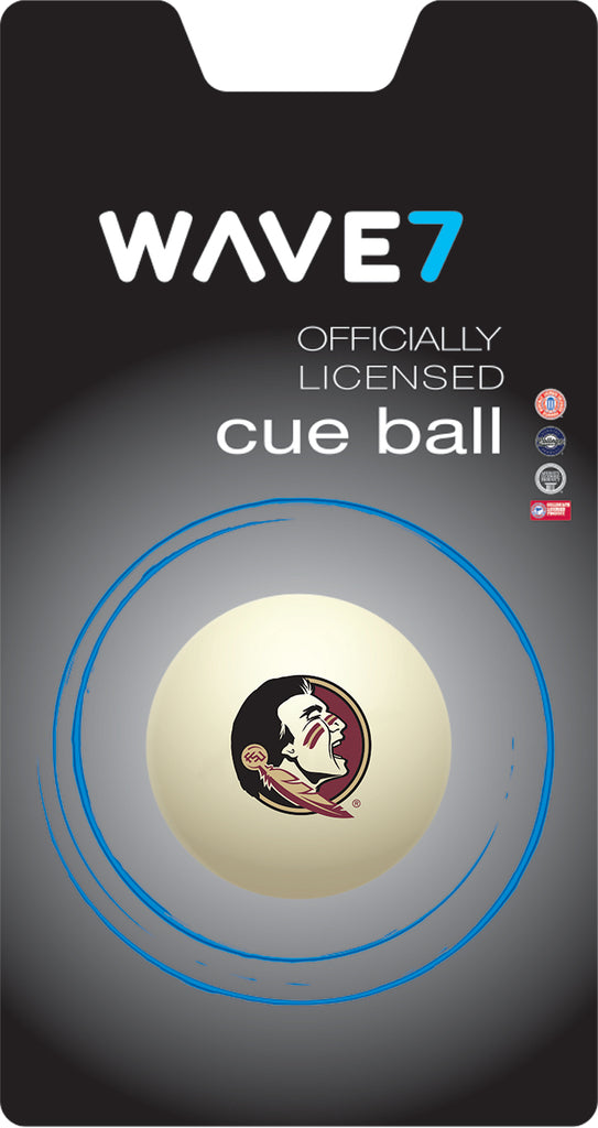 FLORIDA STATE CUE BALL WHITE - FSUBBC100X