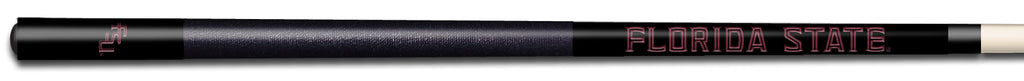 FLORIDA STATE COLOR ENGRAVED BILLIARD CUE GARNET / BLACK - FSUBCE914