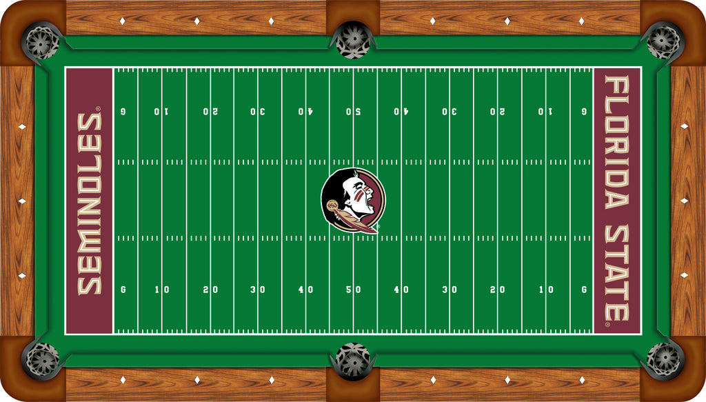 FLORIDA STATE BILLIARD TABLE FELT - RECREATIONAL GRIDIRON - FSUBTF000N-9R