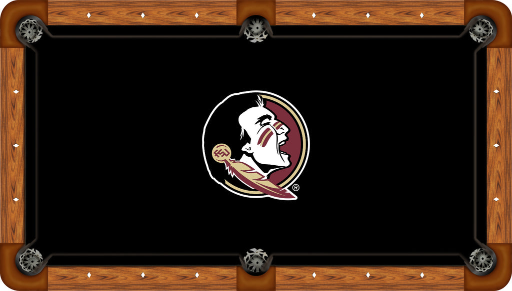 FLORIDA STATE BILLIARD TABLE FELT - RECREATIONAL BLACK - FSUBTF104-8R