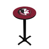 FLORIDA STATE PEDESTAL PUB TABLE GARNET - FSUPTB101
