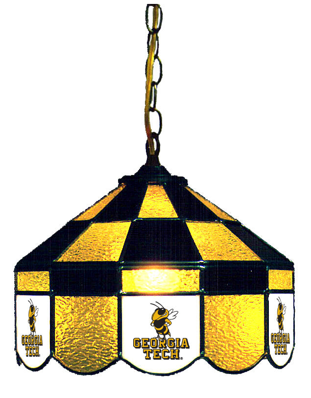 GEORGIA TECH 14'' EXECUTIVE SWAG HANGING LAMP - GAT-140EXSW