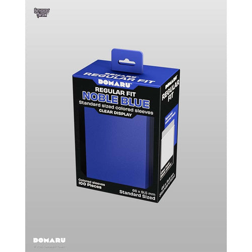 Gatherers' Tavern Pte Ltd -  Domaru Sleeves Collection - Gatherers' Tavern: Domaru Regular Fit: Noble Blue (100Ct) Pre-Order