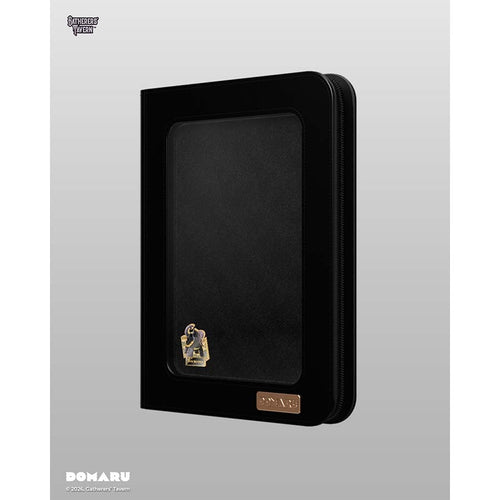 Gatherers' Tavern Pte Ltd -  Gatherers' Tavern: Domaru Deco Pin Binder: 9-Pocket Binders: Sacred Beasts: Dark Warrior (Black) Pre-Order