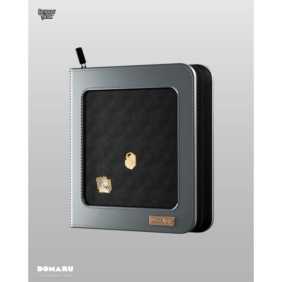 Gatherers' Tavern Pte Ltd -  Gatherers' Tavern: Domaru Deco Pin Binder: 12-Pocket Binders: Sacred Beasts: White Arbiter (White) Pre-Order