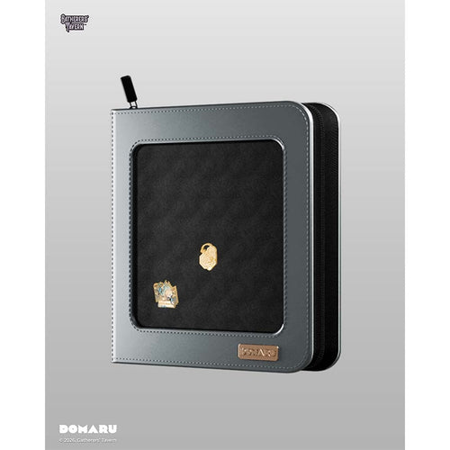Gatherers' Tavern Pte Ltd -  Gatherers' Tavern: Domaru Deco Pin Binder: 12-Pocket Binders: Sacred Beasts: White Arbiter (White) Pre-Order