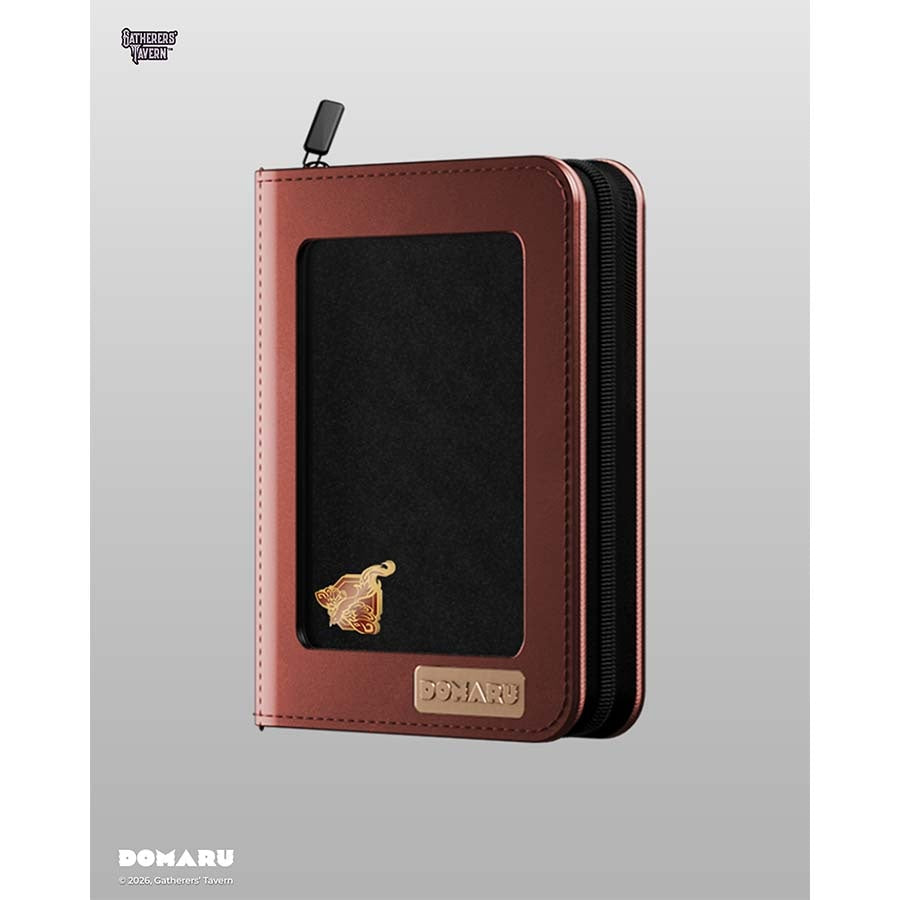Gatherers' Tavern Pte Ltd -  Gatherers' Tavern: Domaru Deco Pin Binder: 4-Pocket Binders: Sacred Beasts: Vermilion Radiance (Red) Pre-Order