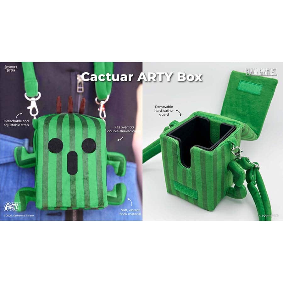 Gatherers' Tavern Pte Ltd -  Gatherers' Tavern: Final Fantasy: Arty Bag: Cactuar Arty Box Pre-Order