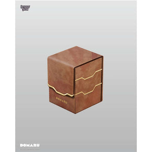Gatherers' Tavern Pte Ltd -  Gatherers' Tavern: Domaru Armory Collection: Armory Vertex 100 (Top Loading): Chestnut Pre-Order