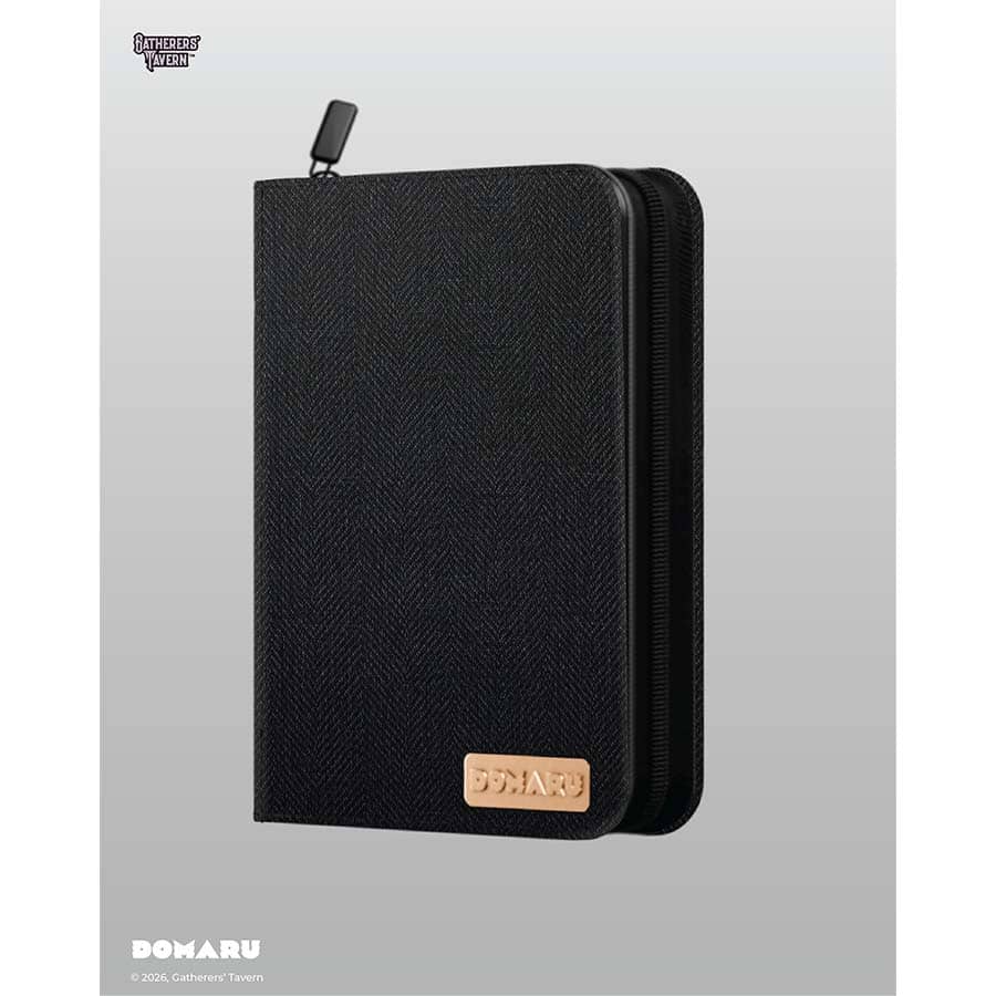 Gatherers' Tavern Pte Ltd -  Gatherers' Tavern: Domaru 4-Pocket Binder: Obsidian Pre-Order