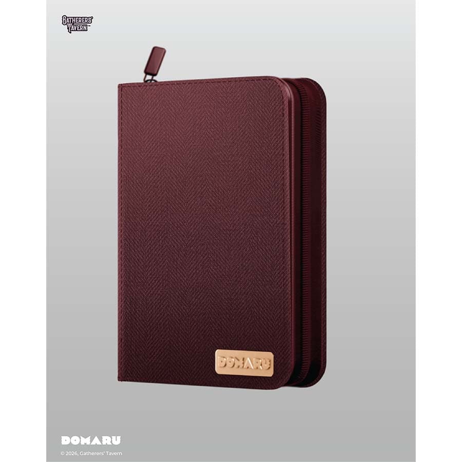 Gatherers' Tavern Pte Ltd -  Gatherers' Tavern: Domaru 4-Pocket Binder: Carnelian Pre-Order