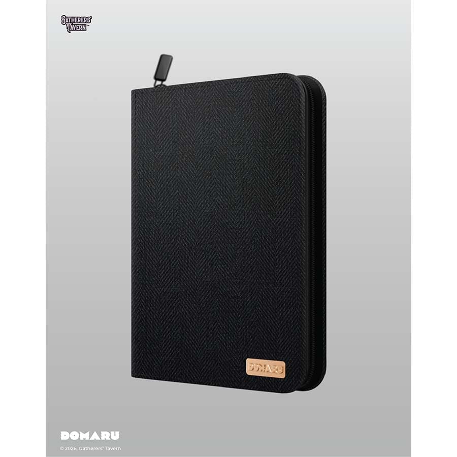 Gatherers' Tavern Pte Ltd -  Gatherers' Tavern: Domaru 9-Pocket Binder: Obsidian Pre-Order
