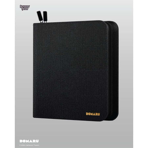 Gatherers' Tavern Pte Ltd -  Gatherers' Tavern: Domaru 12-Pocket Binder: Obsidian Pre-Order