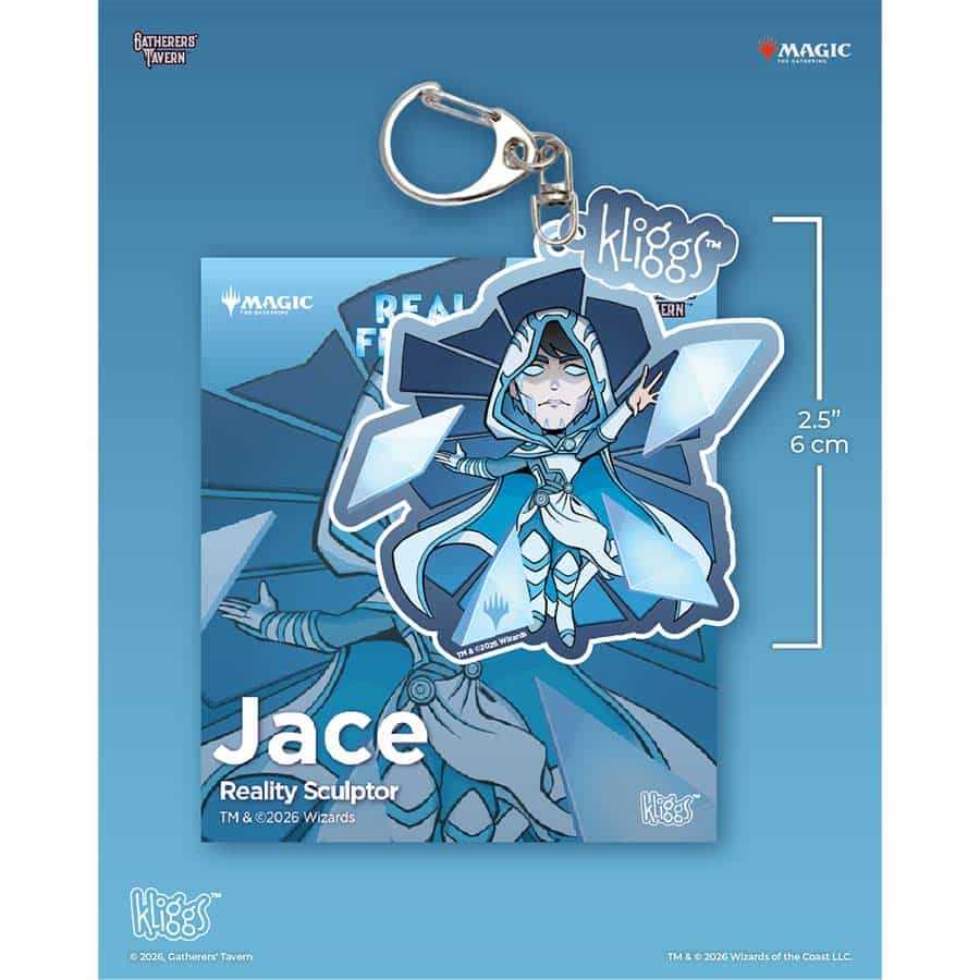 Gatherers' Tavern Pte Ltd -  Gatherers' Tavern: Magic The Gathering: Fra Reality Fracture Kliggs Keychain: Jace Reality Sculptor Pre-Order