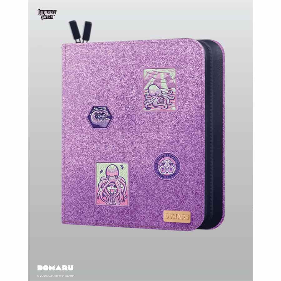 Gatherers' Tavern Pte Ltd -  Gatherers' Tavern: Tidebound Tales: Domaru Deco Patch 12-Pocket Binder: Tentacle Tango Pre-Order