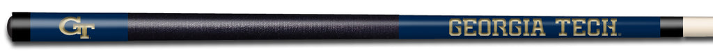 GEORGIA TECH COLOR ENGRAVED BILLIARD CUE WHITE / NAVY - GATBCE951