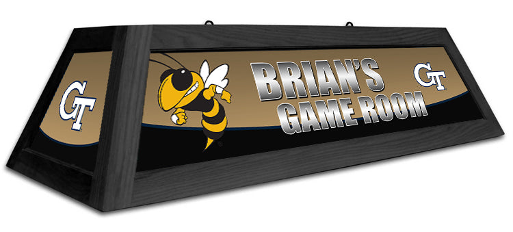GEORGIA TECH 42'' SPIRIT GAME TABLE LAMP - CUSTOM GOLD - GATBSL421C