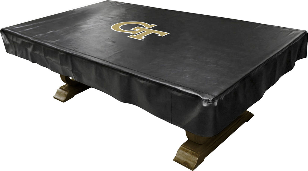 GEORGIA TECH BILLIARD TABLE COVER BLACK - GATBTC300ST-9