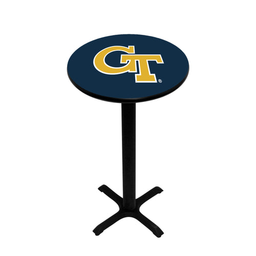 GEORGIA TECH PEDESTAL PUB TABLE NAVY - GATPTB321