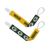 Green Bay Packers Pacifier Clips 2 Pack - Masterpieces Puzzle Company