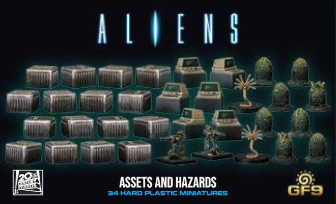 Gale Force Nine - Aliens: Another Glorious Day In The Corps - Assets And Hazards (2023)