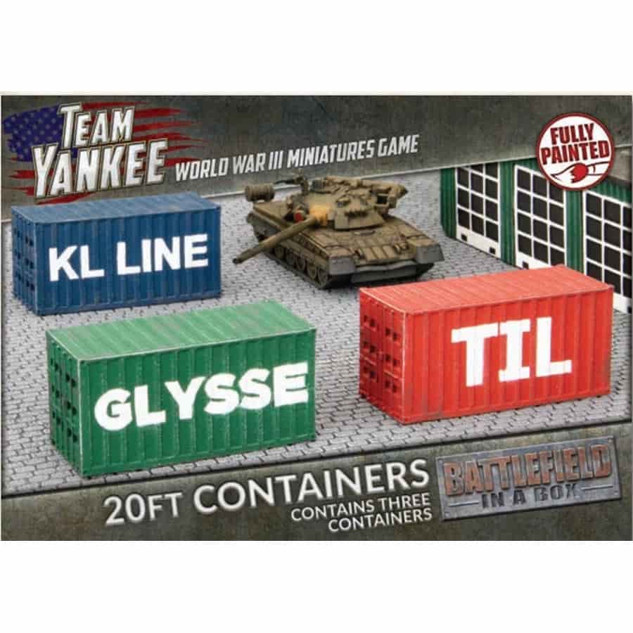 Gale Force 9 -  Battlefield In A Box: Modern Bundles: Wwiii 2O Foot Containers