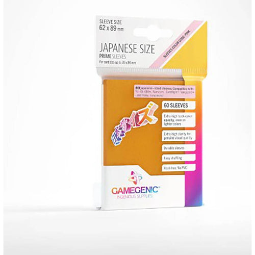 Prime Sleeves - Gamegenic: Prime Japanese Sized Sleeves: Orange