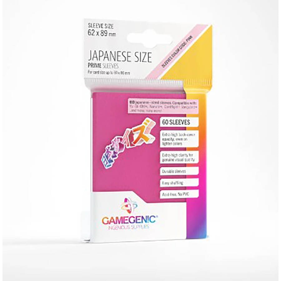 Prime Sleeves - Gamegenic: Prime Japanese Sized Sleeves: Pink