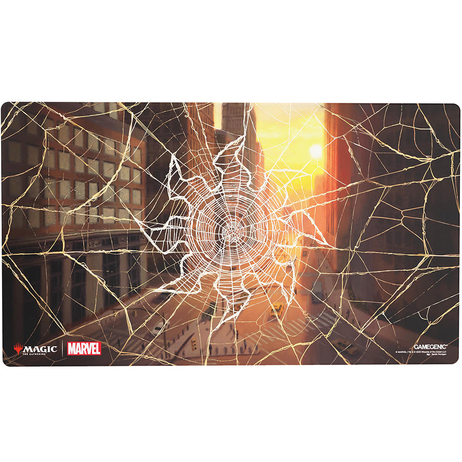 Gamegenic: Magic The Gathering: Spm Marvel's Spider-Man: Shiny Playmat: Spider-Man Plains