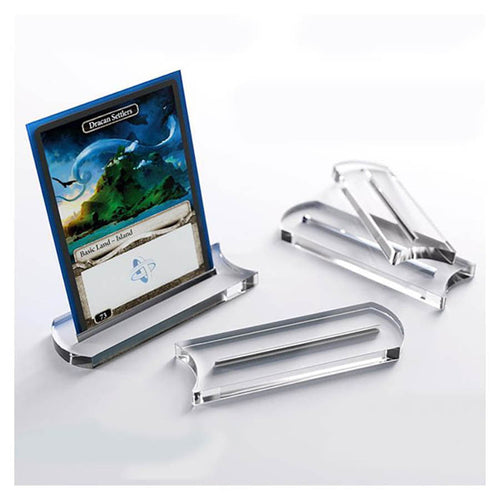 Gamegenic: Premium Acrylic Card Stands (4Ct)