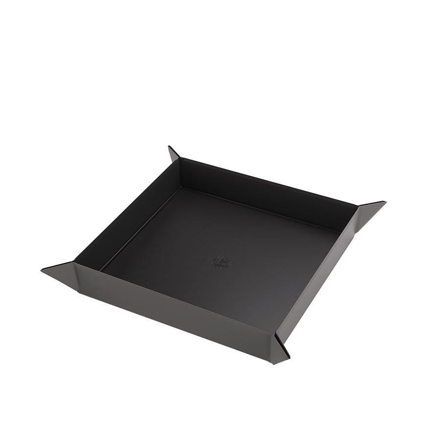 Gamegenic: Magnetic Dice Tray: Square Black-Gray