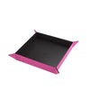 Gamegenic: Magnetic Dice Tray: Square Black-Pink